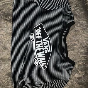 Vans off the wall crop top